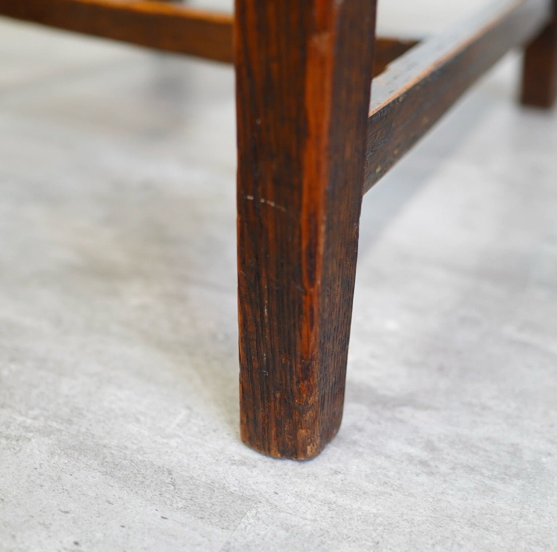 英国アンティーク ダイニングチェア  ワインレッド カフェチェア