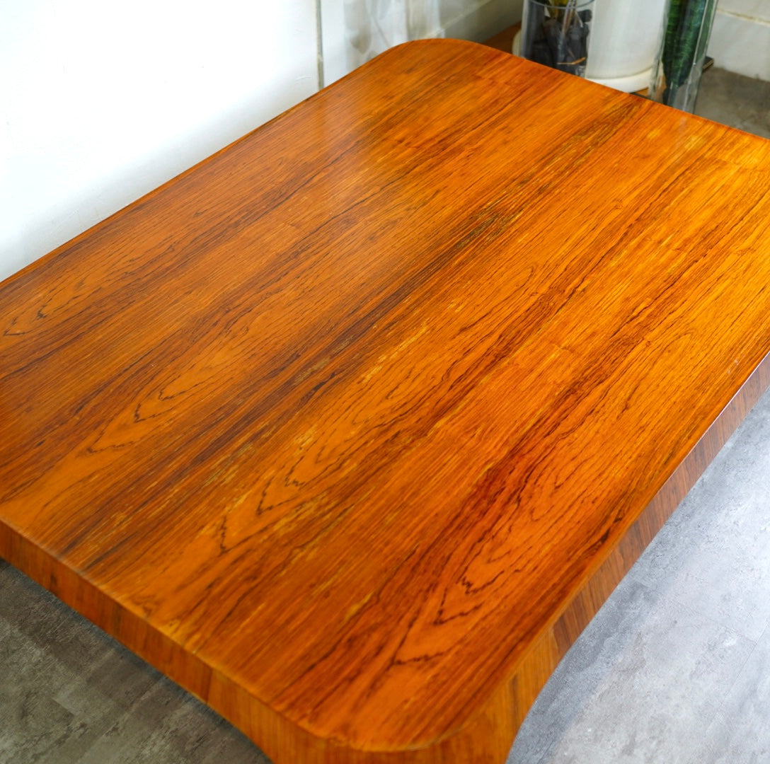 天童木工 / Tendo 水返し 座卓 剣持勇 ジャパニーズモダン ブラジリアンローズウッド ヴィンテージ