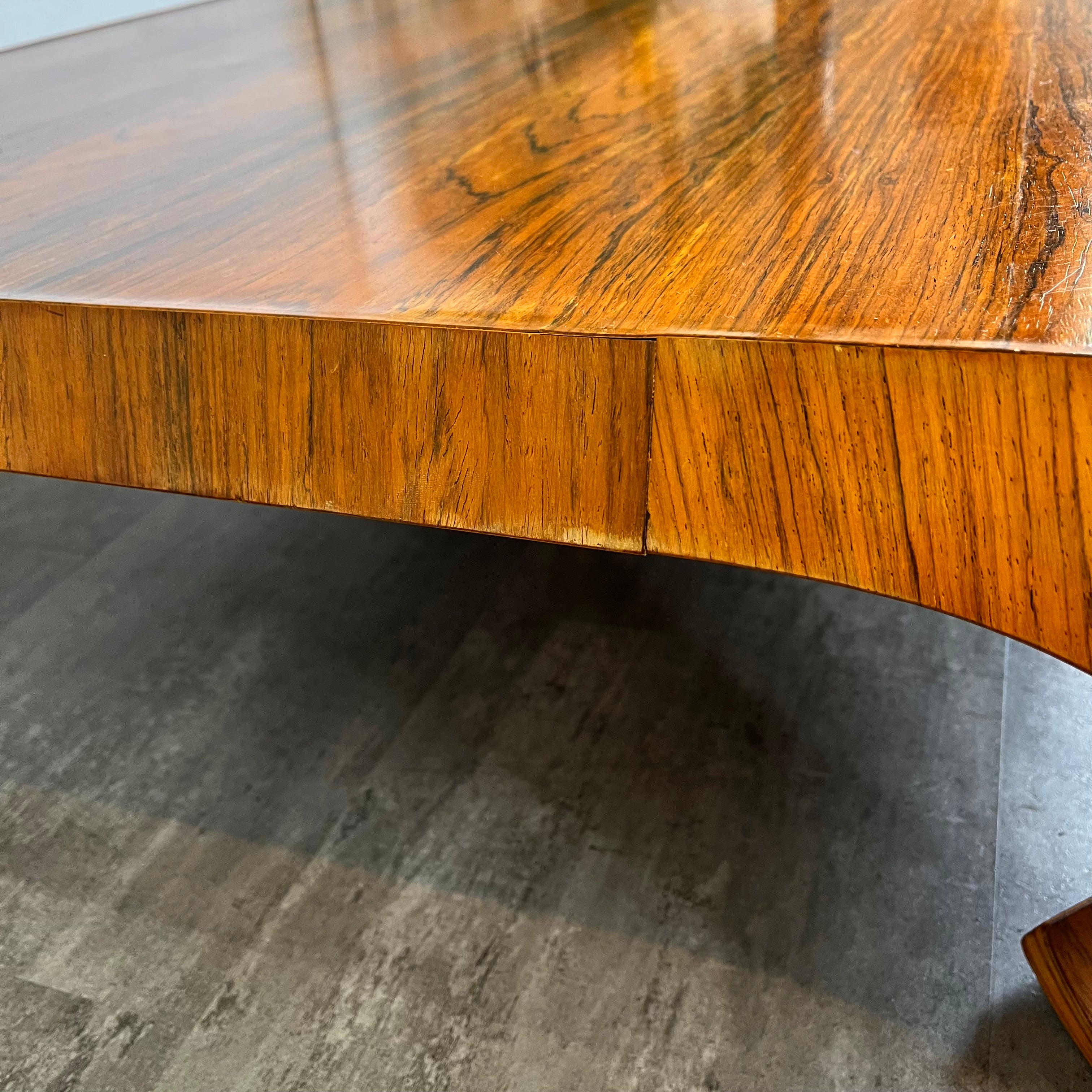 天童木工 / Tendo 水返し 座卓 剣持勇 ジャパニーズモダン ブラジリアンローズウッド ヴィンテージ