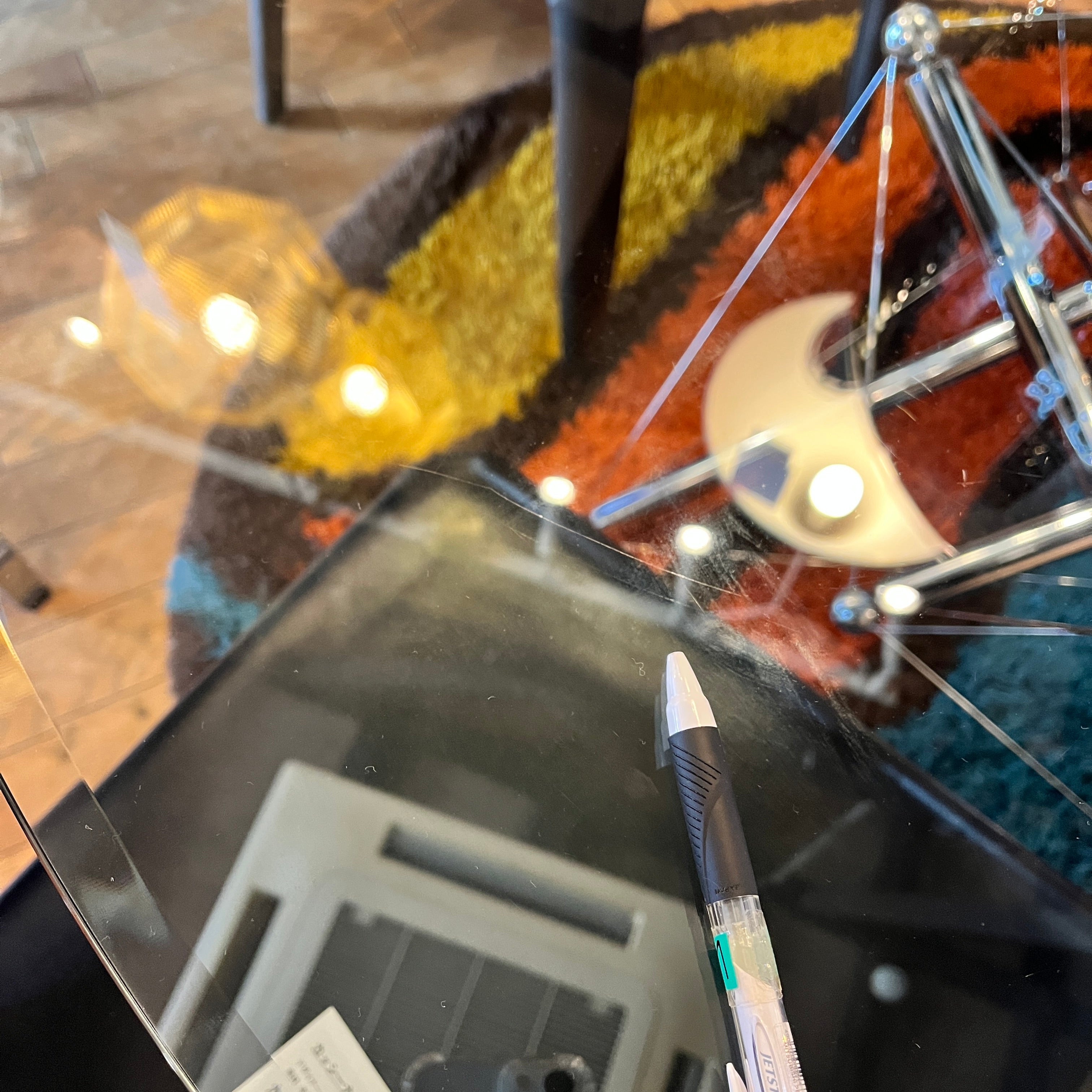 カッシーナ / Cassina 714 ガラステーブル ラウンドダイニングテーブル テオドール・ワッデル