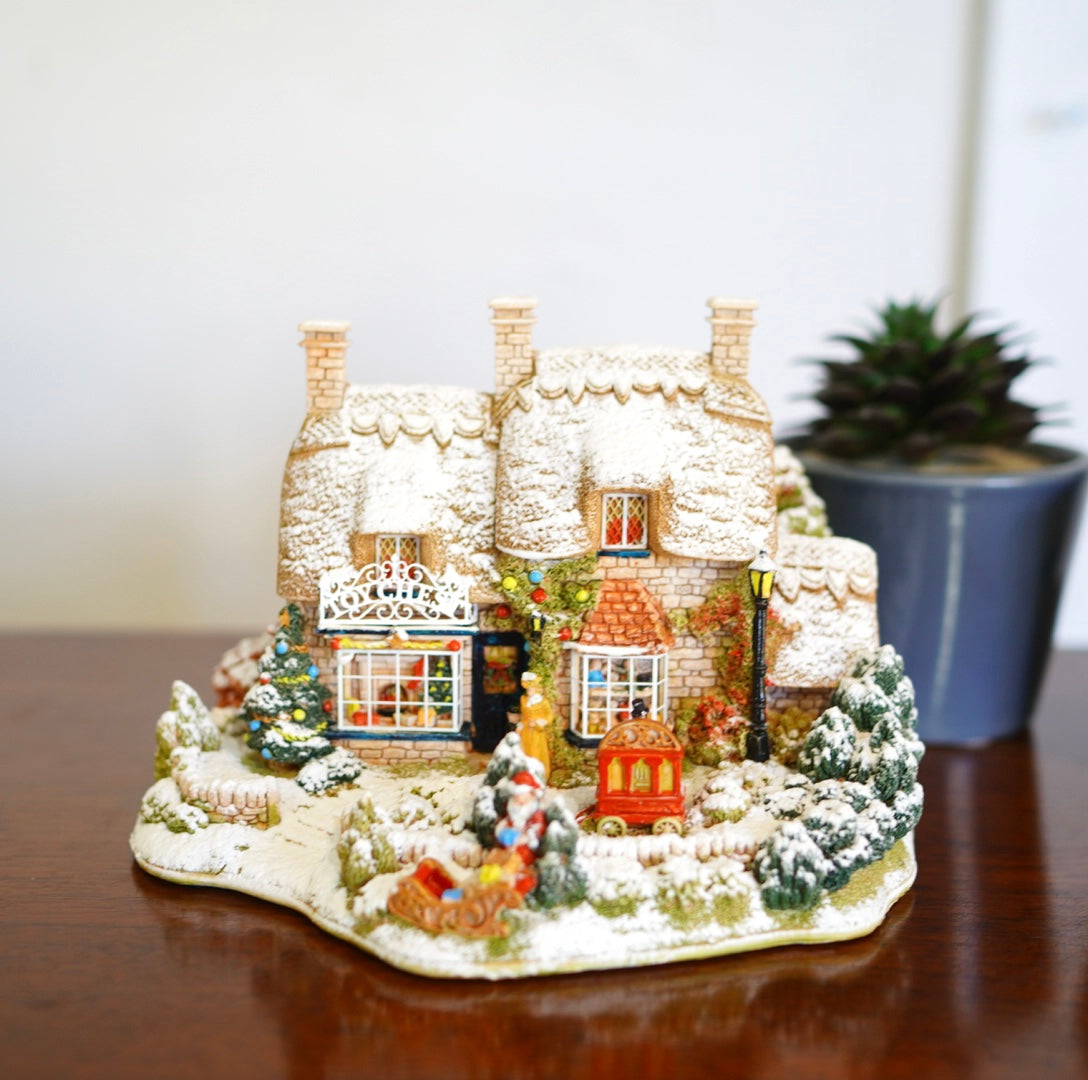 リリパットレーン / Lilliput lane 「The Christmas Present」クリスマスプレゼント 2002年 ミニチュア