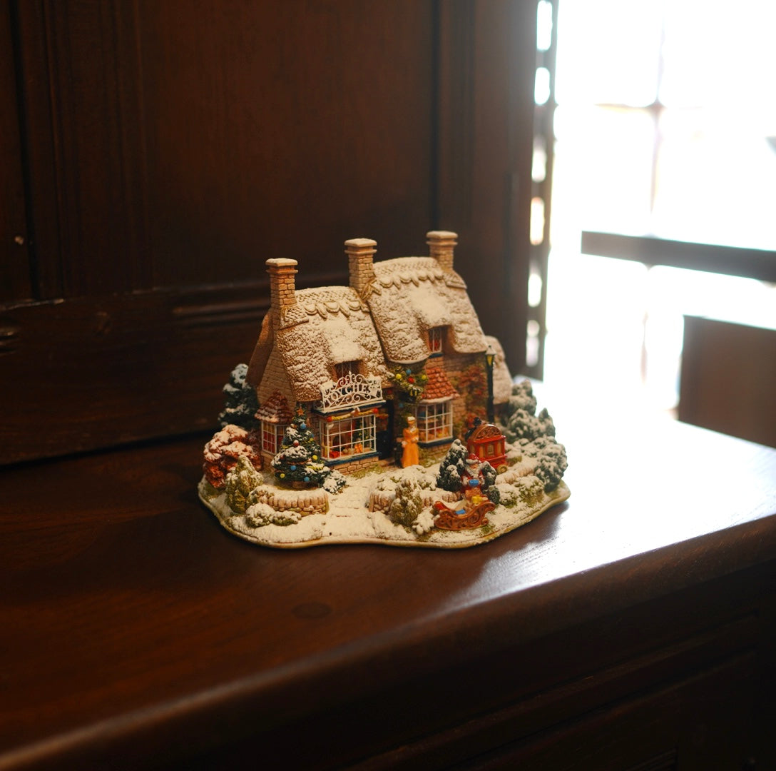 リリパットレーン / Lilliput lane 「The Christmas Present」クリスマスプレゼント 2002年 ミニチュア