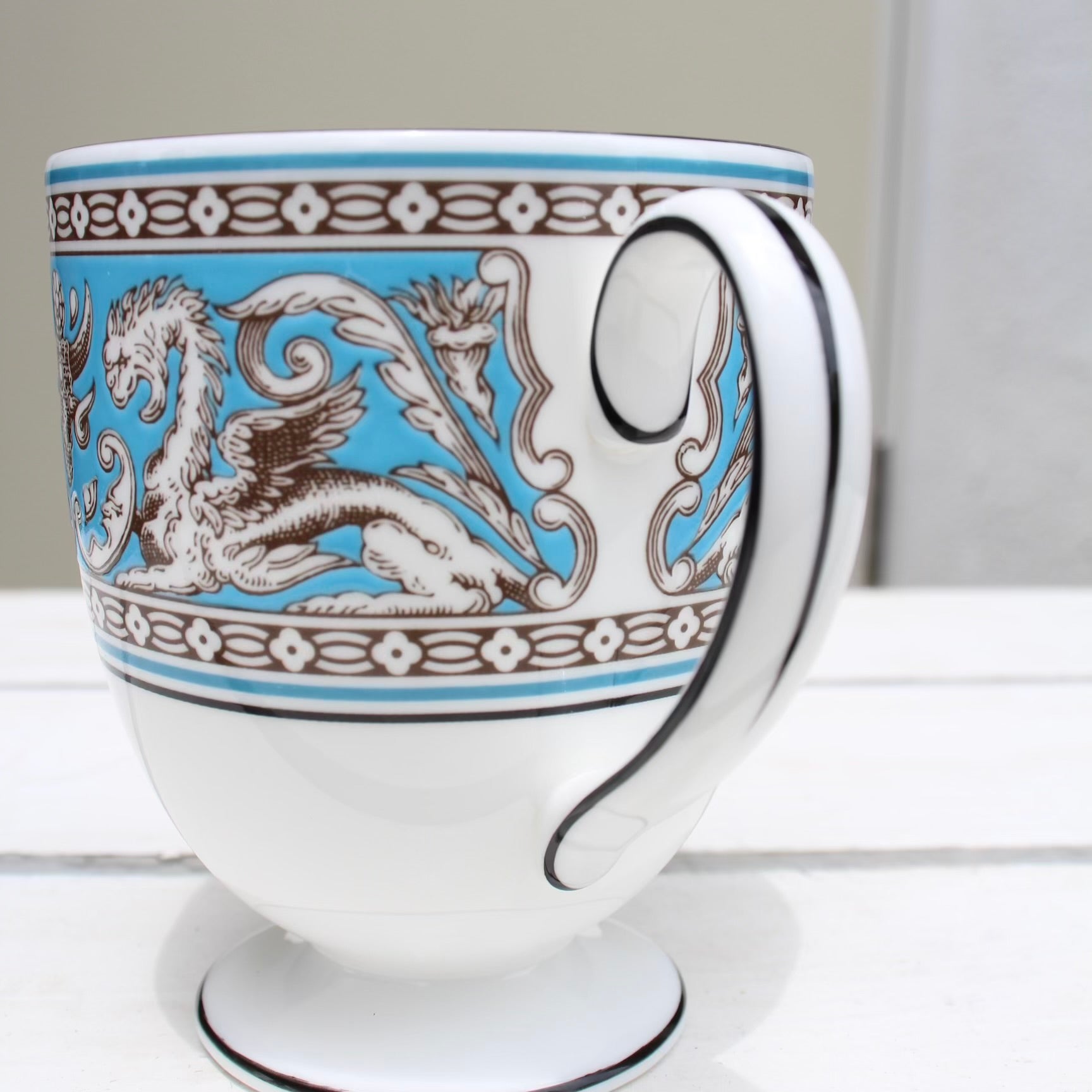 ウェッジウッド / WEDGWOOD ターコイズ・フロレンティーン / Turquoise Florentine マグ 大きめマグカップ