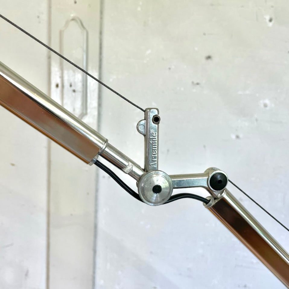 アルテミデ / Artemide トロメオ  テラ / TOLOMEO TERRA フロアライト TOLOMEO Floor シルバー 中古