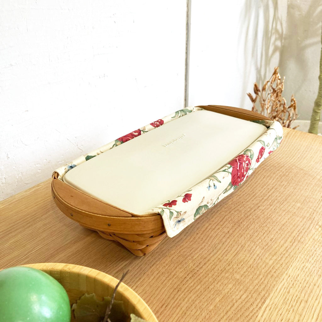 ロンガバーガー / Longaberger バスケット カントリー 蓋つきかご 中古