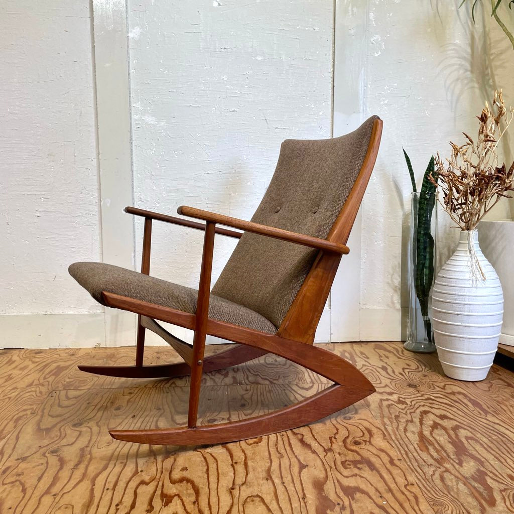 Tønder Møbelværk社 Model 97 ロッキングチェア ソーレン・ジョージ・ジェンセン / Søren Georg Jensen チーク材 ヴィンテージ