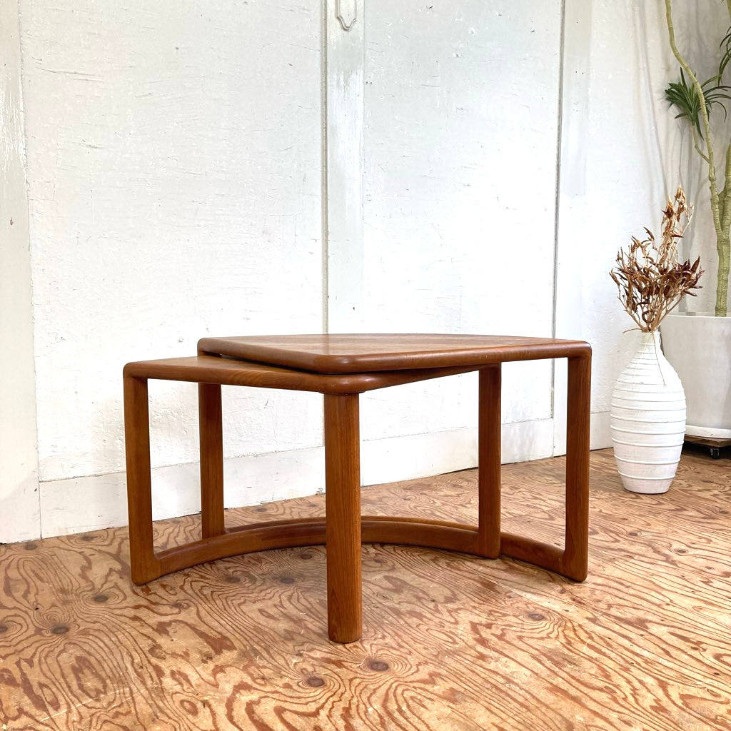 DANLINE ネストテーブル サイドテーブル 北欧 デンマーク ヴィンテージ <i>動画</i>