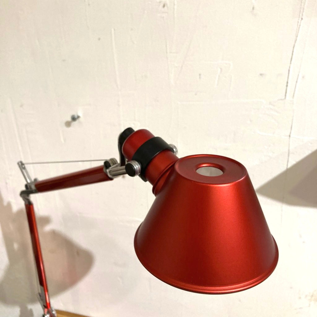 アルテミデ / Artemide トロメオ ミクロ テーブルランプ デスクライト レッド S2688R 中古