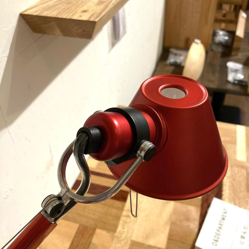 アルテミデ / Artemide トロメオ ミクロ テーブルランプ デスクライト レッド S2688R 中古