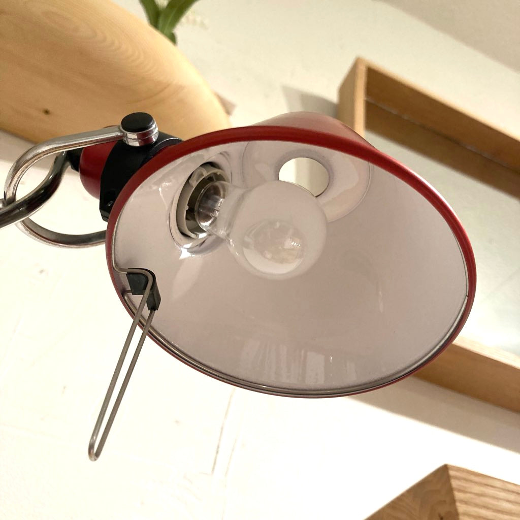 アルテミデ / Artemide トロメオ ミクロ テーブルランプ デスクライト レッド S2688R 中古