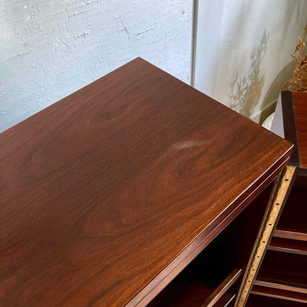 バーキャビネット ワゴン 北欧 ローズウッド ヴィンテージ