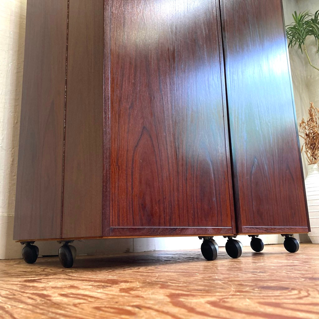 バーキャビネット ワゴン 北欧 ローズウッド ヴィンテージ