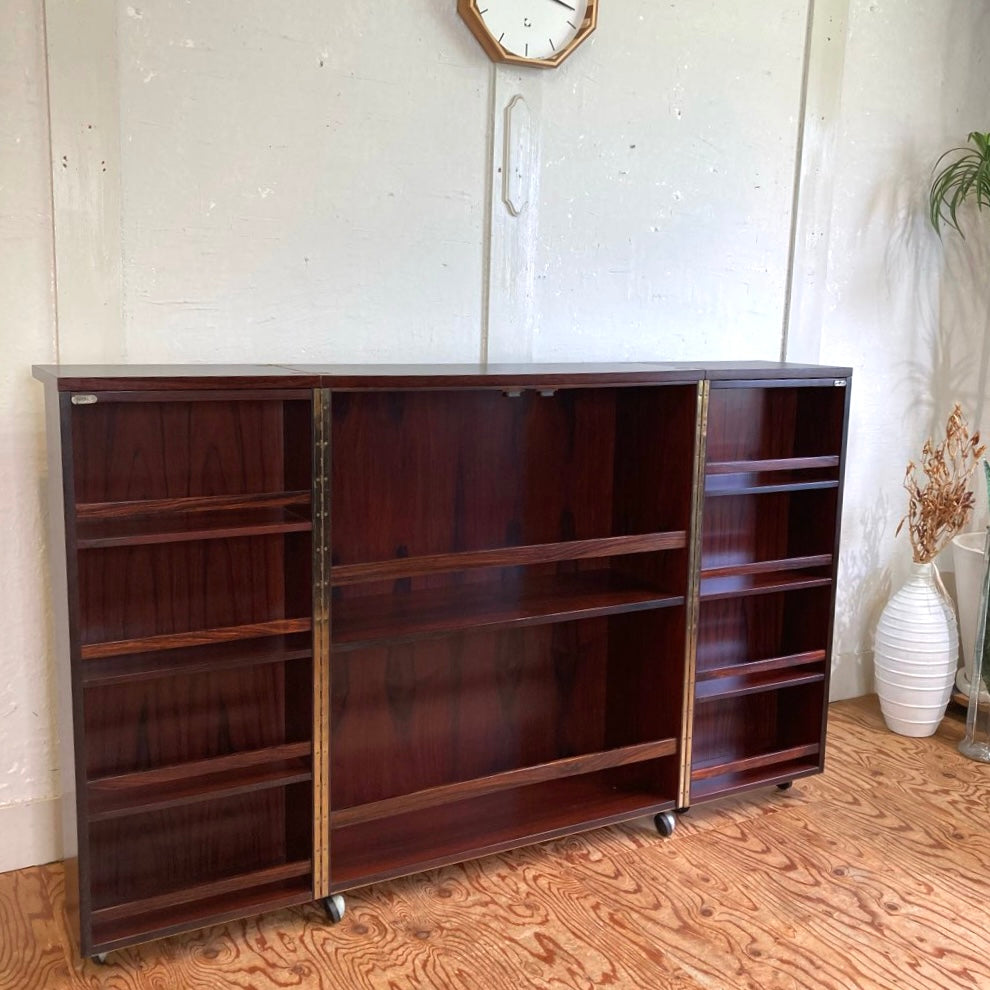 バーキャビネット ワゴン 北欧 ローズウッド ヴィンテージ