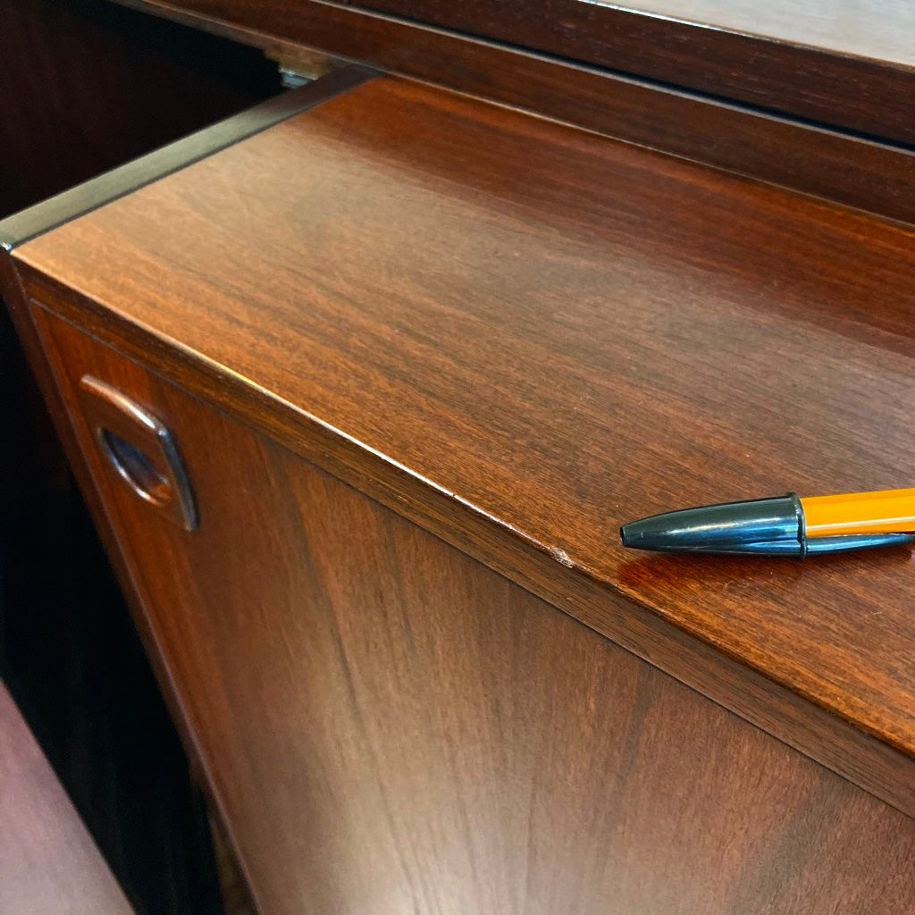 バーキャビネット ワゴン 北欧 ローズウッド ヴィンテージ