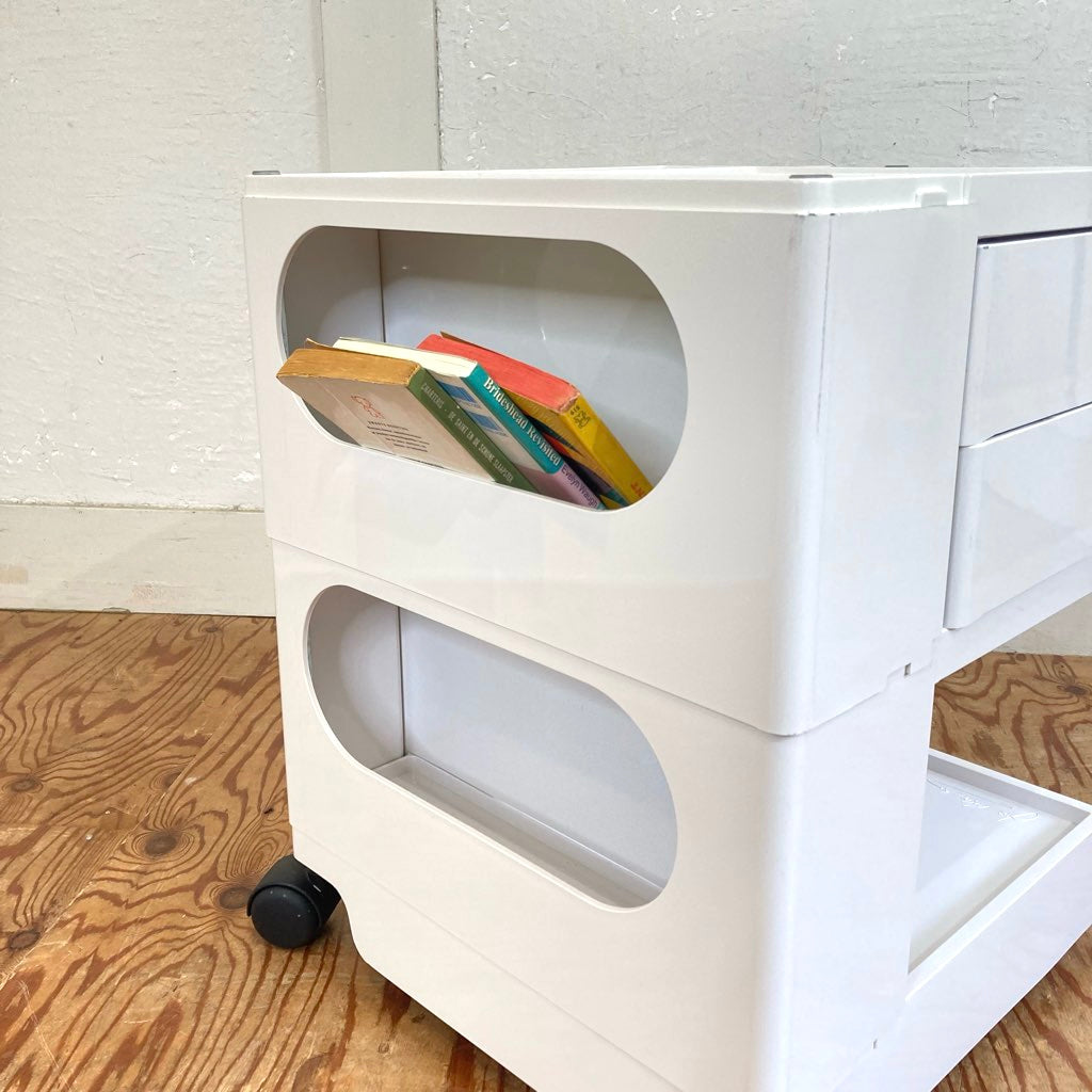 B-LINE ボビーワゴン 2段2トレイ ホワイト  中古