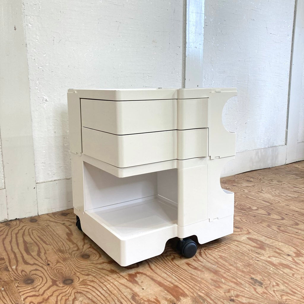 B-LINE ボビーワゴン 2段2トレイ ホワイト  中古