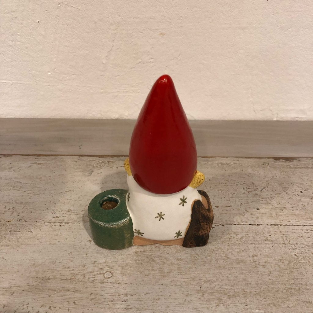 リサ・ラーソン/ Lisa Larson キャンドルホルダー GIRL WITH CAT 陶器 中古