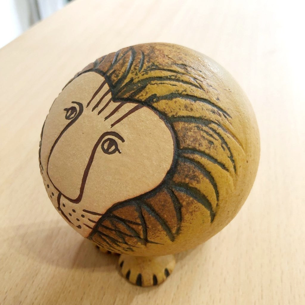 リサ・ラーソン/ Lisa Larson ライオン セミミディアム AFRICAシリーズ 陶器 中古