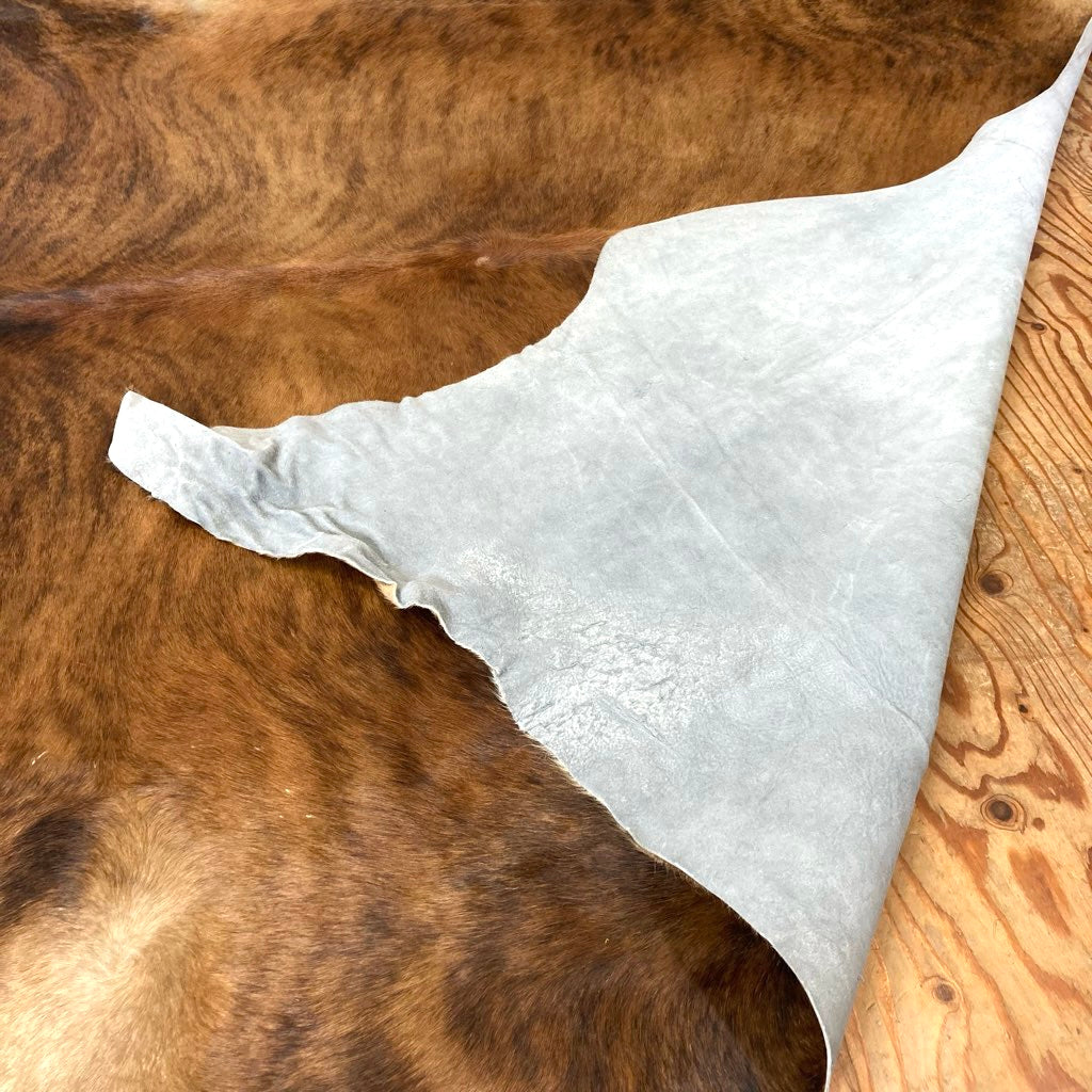 カウラグ ブラウン 大判 ハラコ 敷物 中古