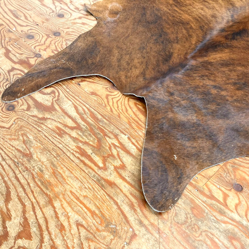 カウラグ ブラウン 大判 ハラコ 敷物 中古