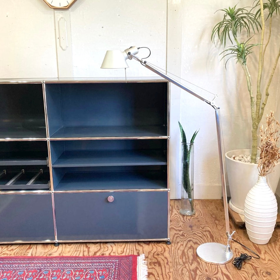 アルテミデ / Artemide トロメオ / TOLOMEO リーディング フロアライト シルバー 中古