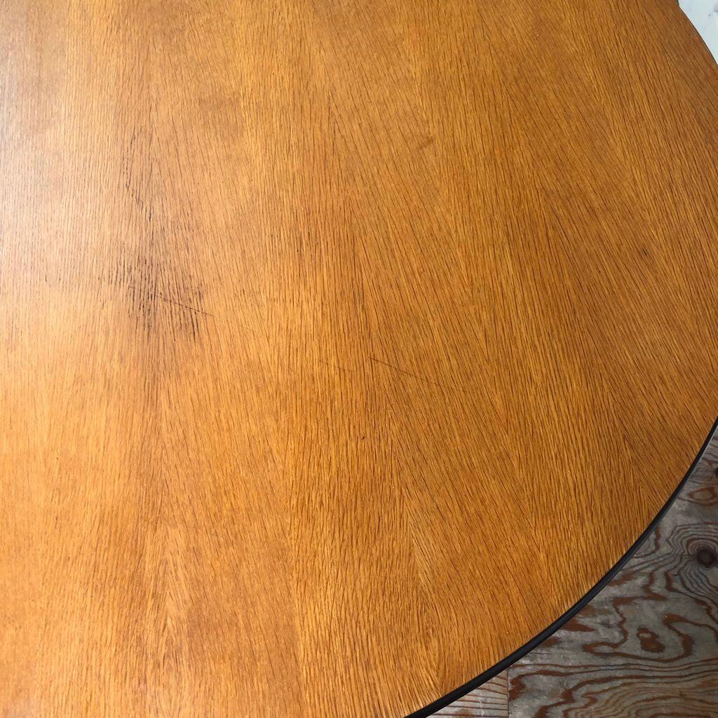 ハーマンミラー / Herman Miller コントラクトベース ラウンドテーブル オーク突板 チャールズ&レイ・イームズ ヴィンテージ