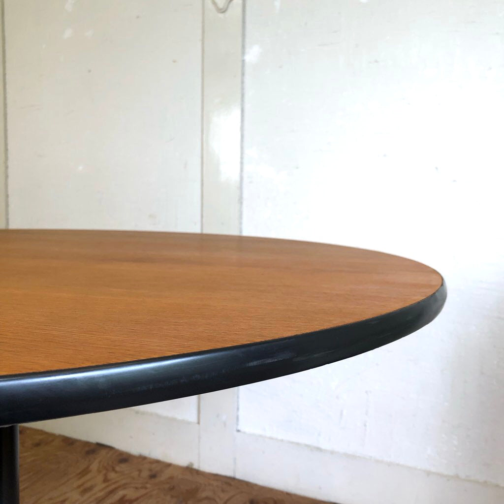 ハーマンミラー / Herman Miller コントラクトベース ラウンドテーブル オーク突板 チャールズ&レイ・イームズ ヴィンテージ