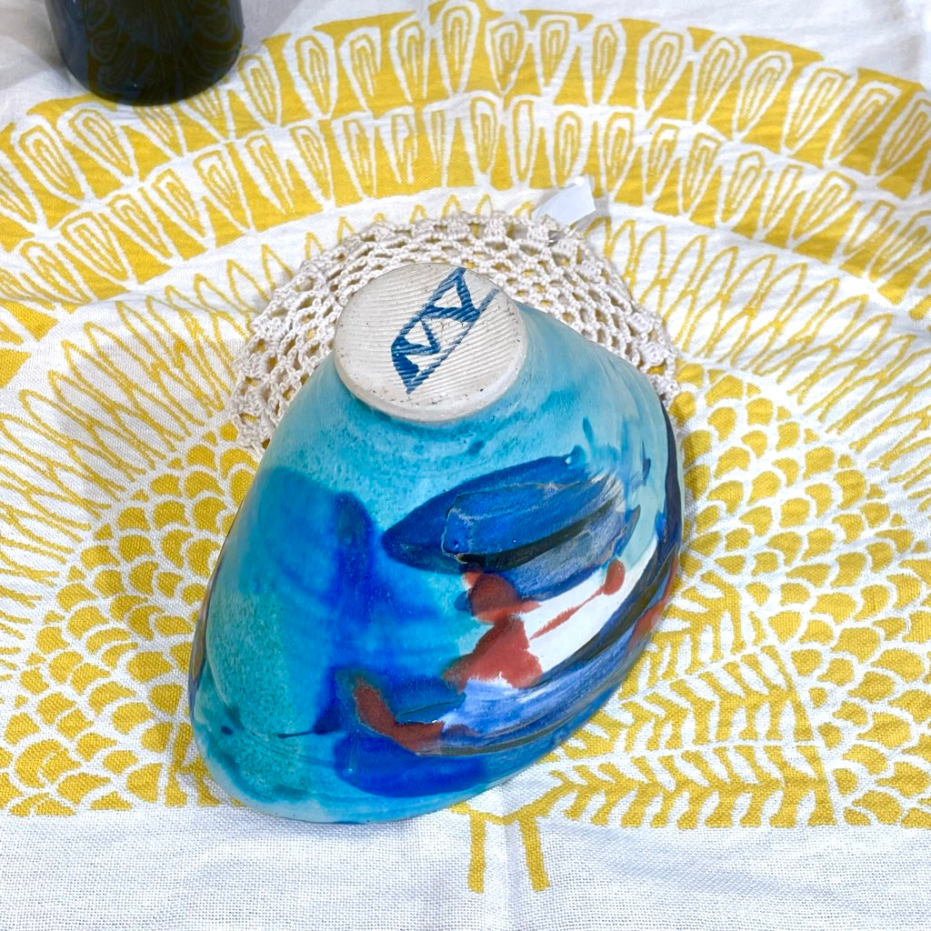 ニューヨーク作家 花器 花瓶 オブジェ 中古