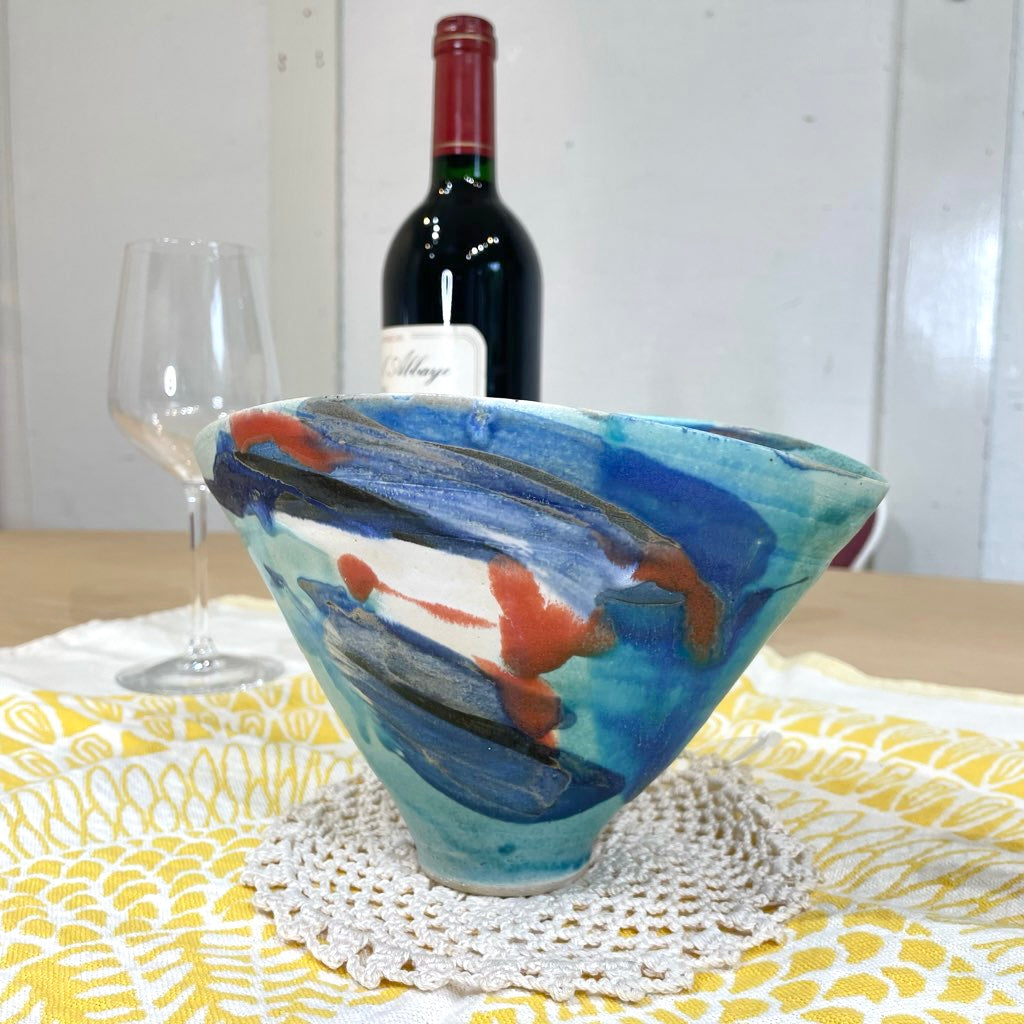 ニューヨーク作家 花器 花瓶 オブジェ 中古