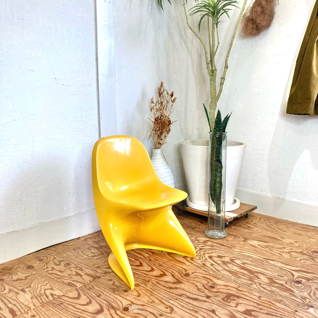 カサラ / CASALA  カサリノ / Casalino1 キッズチェア イエロー ヴィンテージ