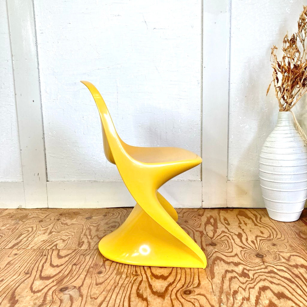 カサラ / CASALA  カサリノ / Casalino1 キッズチェア イエロー ヴィンテージ