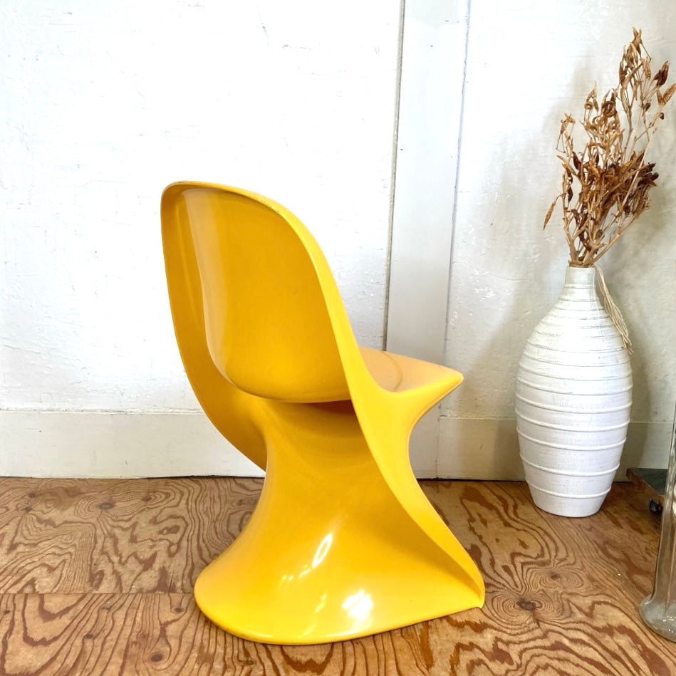 カサラ / CASALA  カサリノ / Casalino1 キッズチェア イエロー ヴィンテージ
