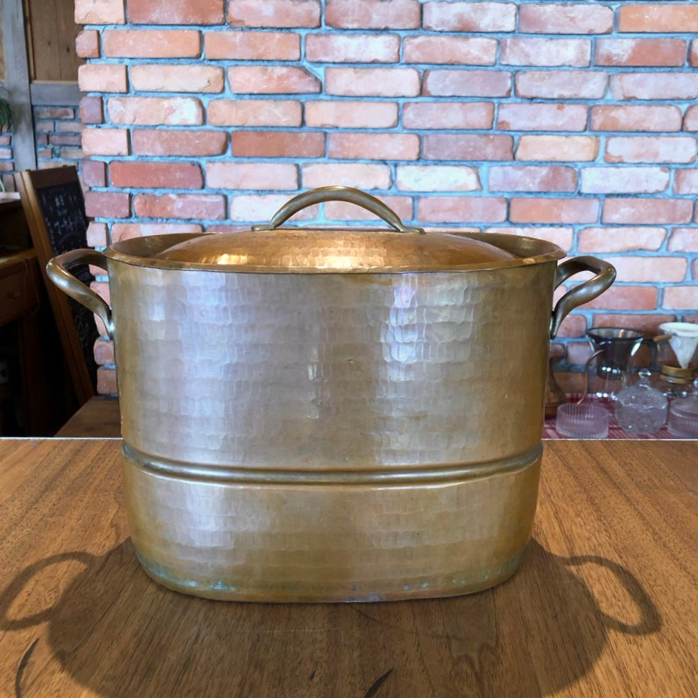 ババグーリ / babaghuri 銅の蒸し器 オーバル型 ヨーガン・レール 中古 