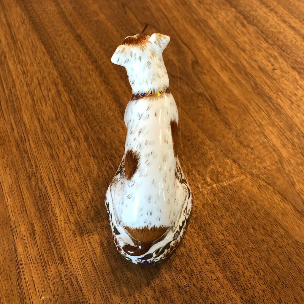 ロイヤルクラウンダービー / Royal Crown Derby パーソン ジャック ラッセルテリア 置物 中古