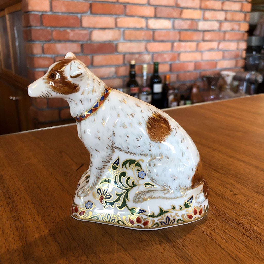 ロイヤルクラウンダービー / Royal Crown Derby パーソン ジャック ラッセルテリア 置物 中古