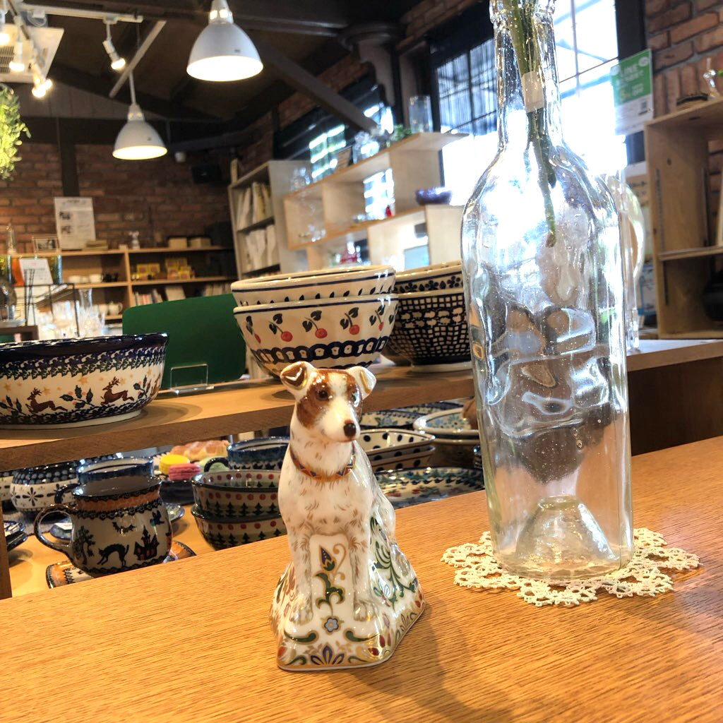 ロイヤルクラウンダービー / Royal Crown Derby パーソン ジャック ラッセルテリア 置物 中古