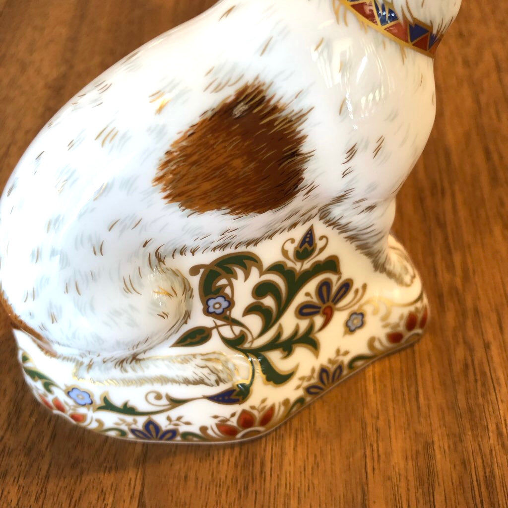 ロイヤルクラウンダービー / Royal Crown Derby パーソン ジャック ラッセルテリア 置物 中古