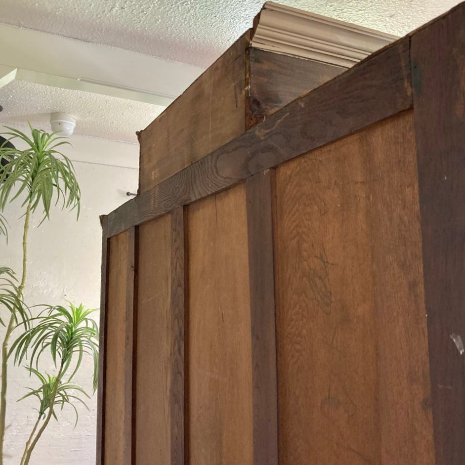 アンティーク ペイントカップボード アンリ2世様式 キャビネット ホワイト シャビー