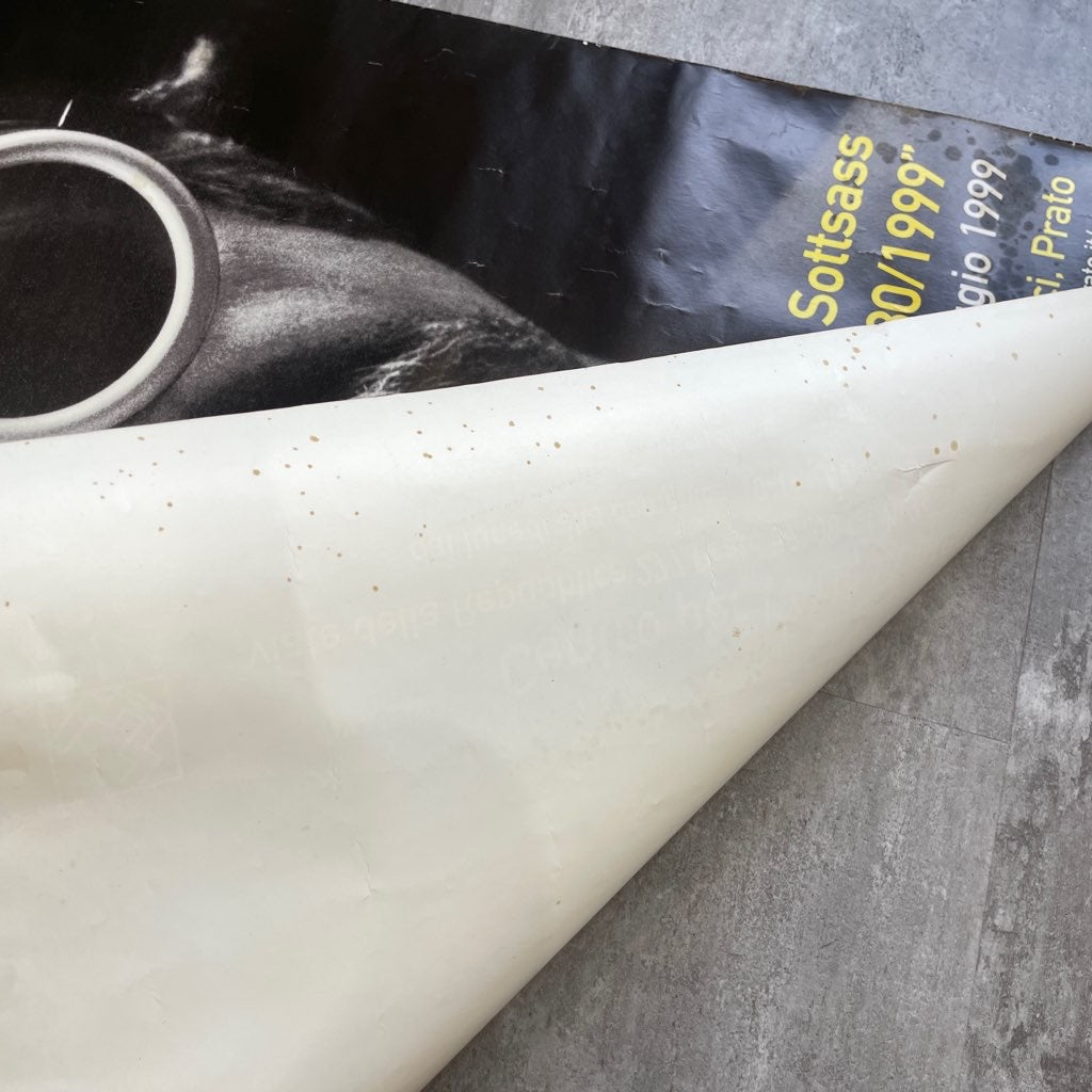 エットレ・ソットサス / Ettore Sottsass 展覧会ポスター ヴィンテージ 69×99 枠無し ポスターのみ