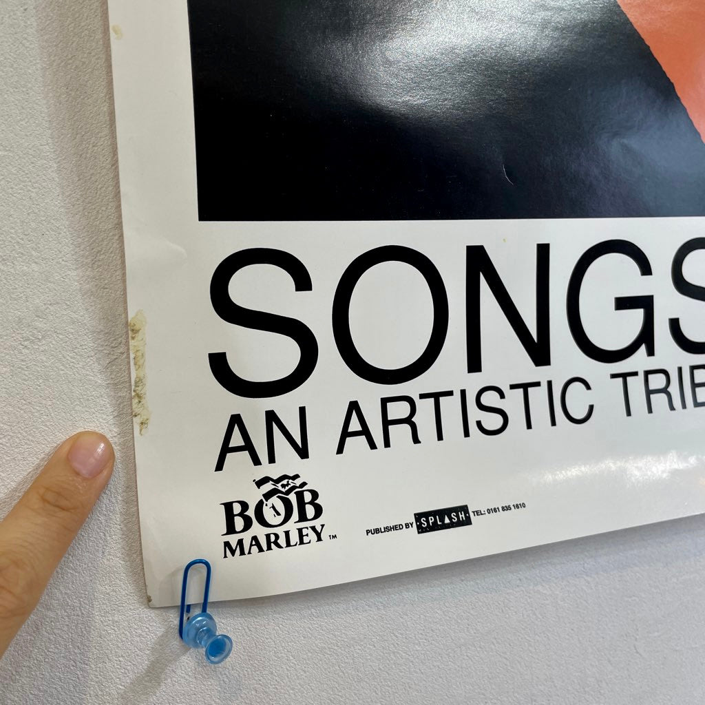 ボブマーリー 「SONGS OF FREEDOM」ポスター ヴィンテージ 64×90 枠無し ポスターのみ