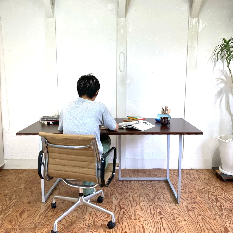 ビスレー / BISLEY スチール Lフット600 + メラミン天板 デスク ミッドセンチュリー 中古