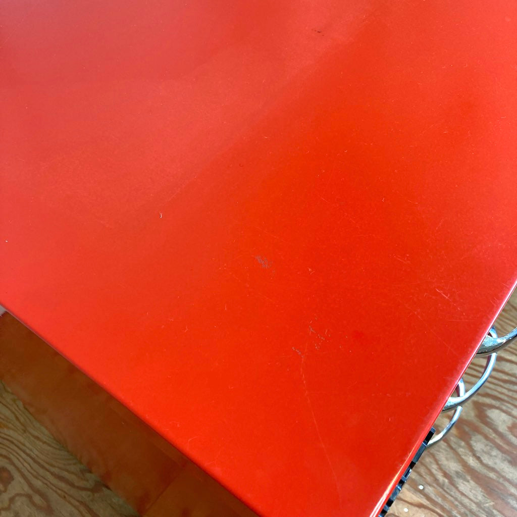 ビスレー / BISLEY BASIC Fシリーズ 1F3ファイリングキャビネット4段 レッド キャスター付 中古