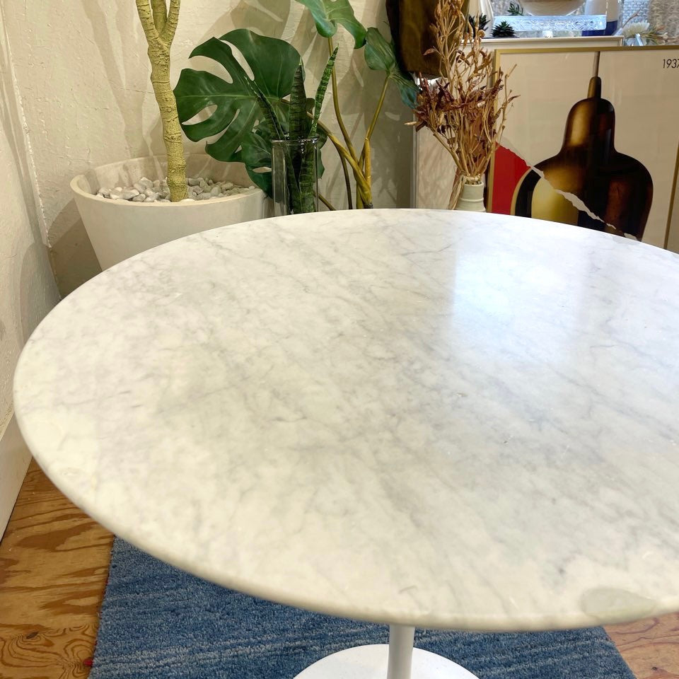 ノル / Knoll チューリップテーブル コーヒーテーブル M 直径60cm 大理石天板 エーロサーリネン ラウンド ヴィンテージ