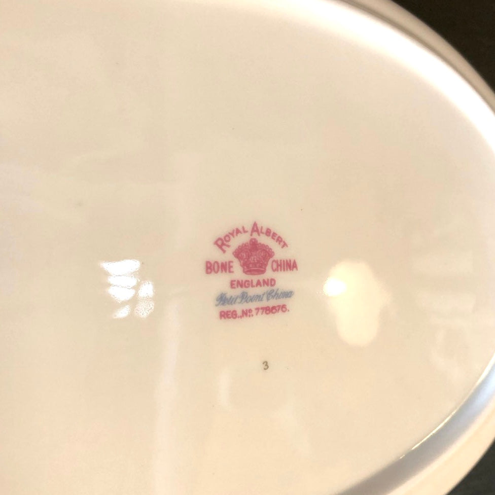ロイヤルアルバート / ROYAL ALBERT プチポワン リーガルトレイ 英国 ヴィンテージ