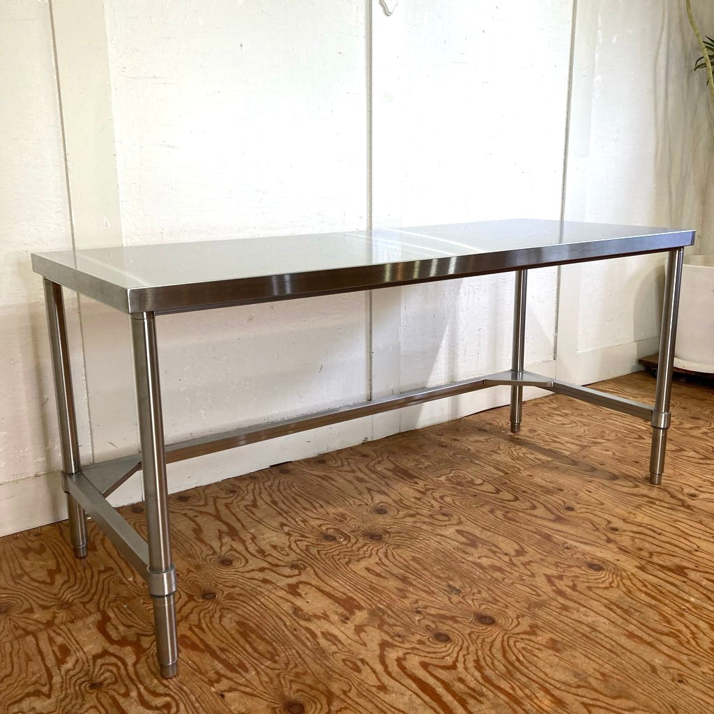 フルステンレス フラットデスク 作業台 中古 アイランドキッチン 