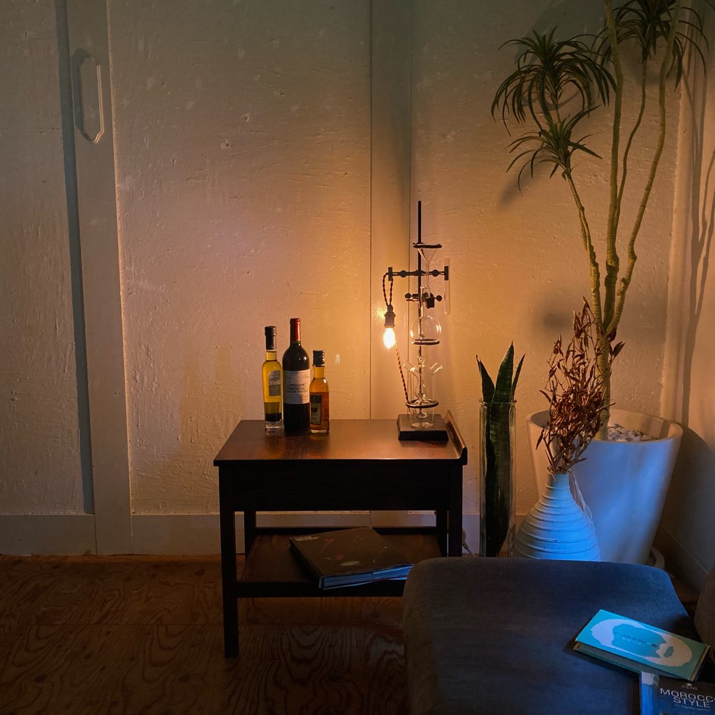 アイアン 試験管 創作ライト テーブルランプ オブジェ インテリア 中古