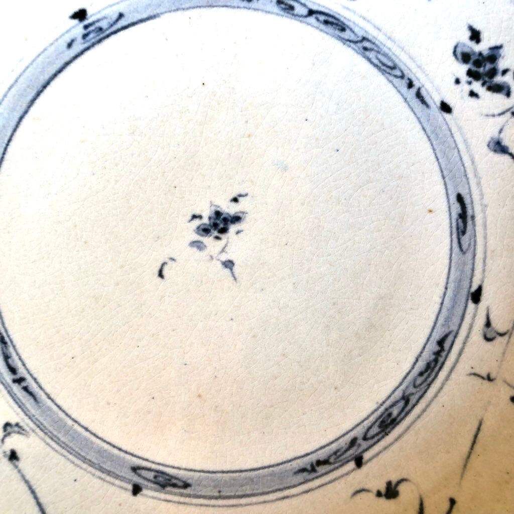 染付輪花大皿 6枚セット 藤田佳三 未使用