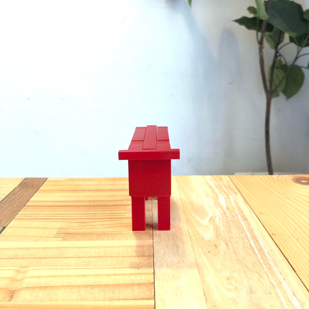 ネフ社 / Naef スイスの赤い牛 立体パズル インテリア小物 中古