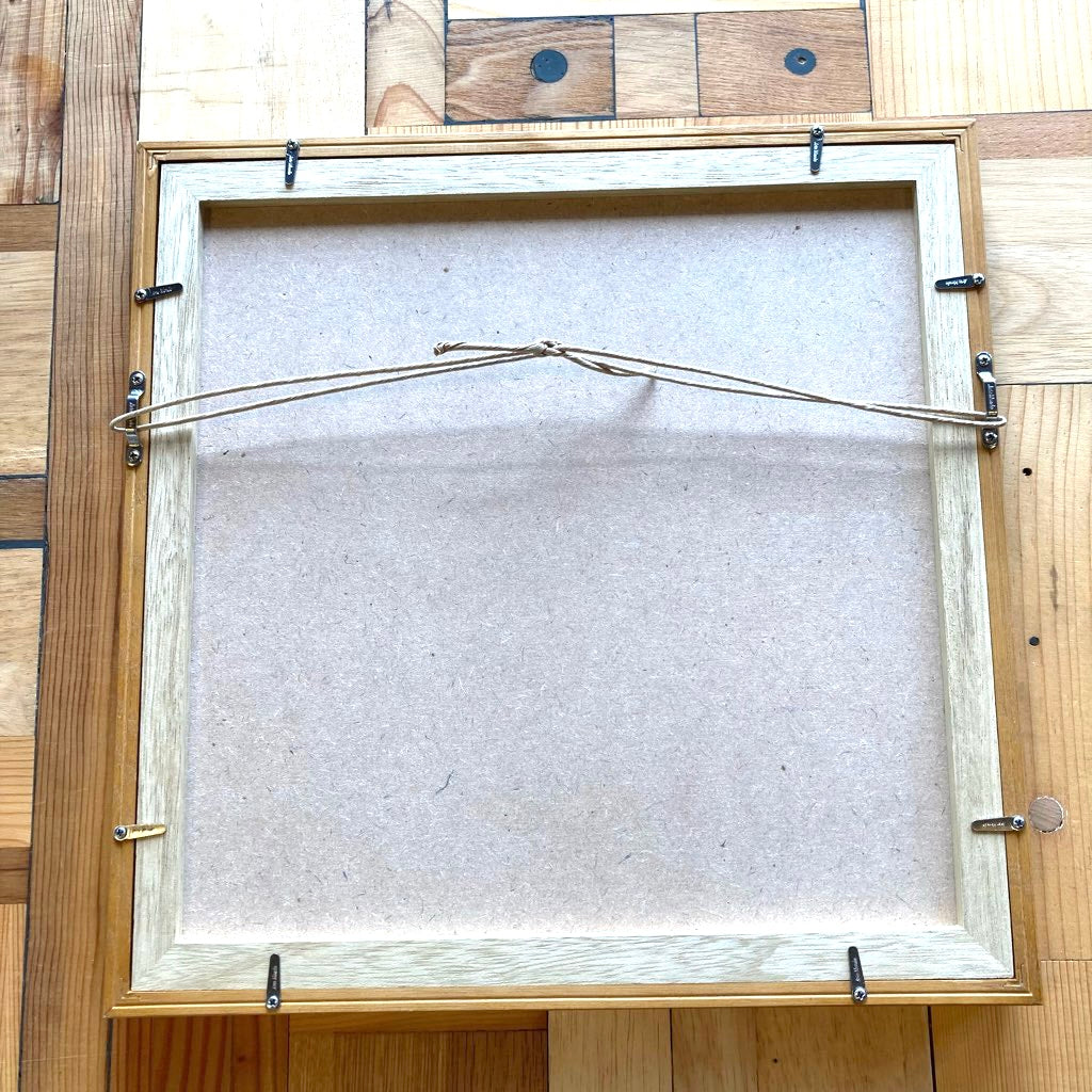 バーズワーズ / BIRDS' WORDS フレームポスター 30㎝ 鳥 植物 中古