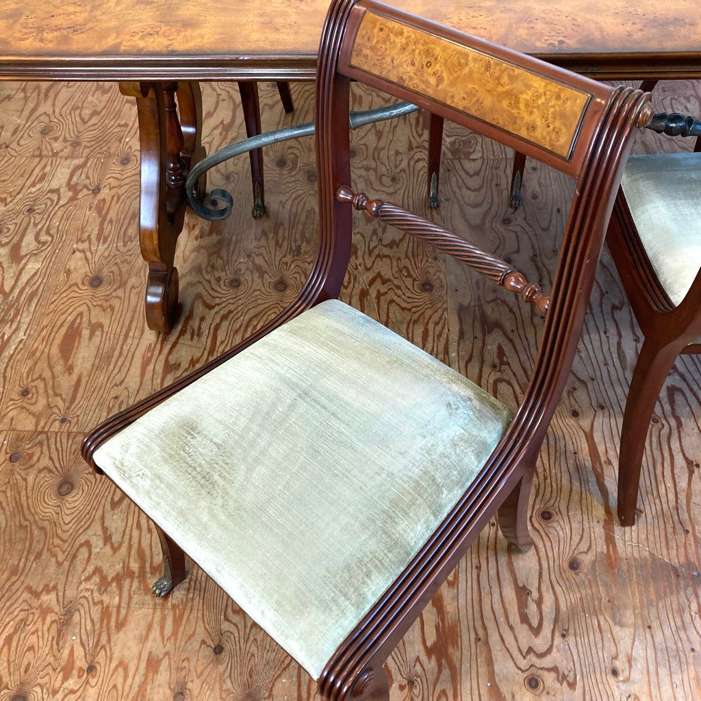 ジャンセン / jansen クラシックスタイル ダイニング5点セット テーブル チェア 中古